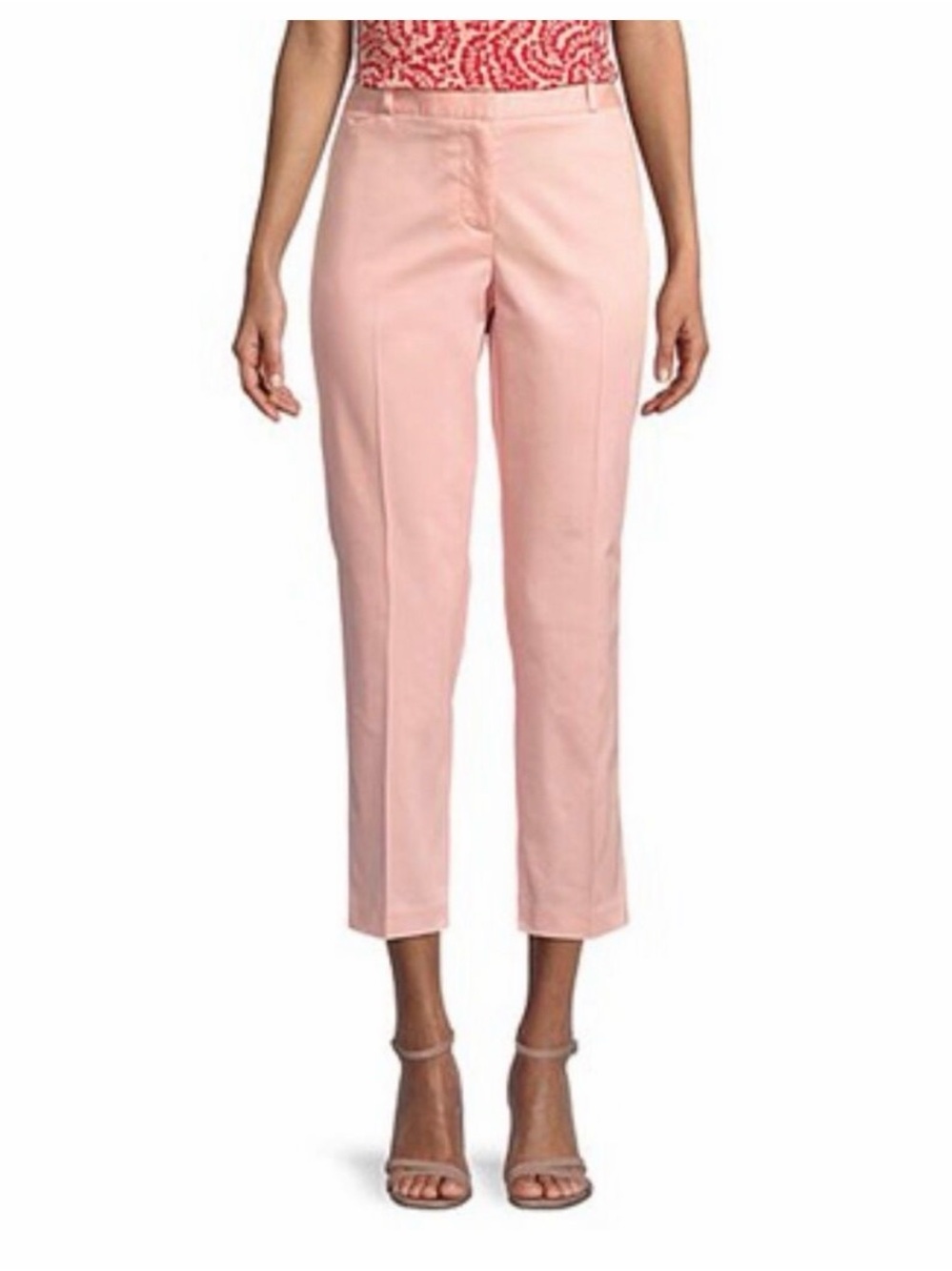 Liz Claiborne Pink Cropped Ankle Pants